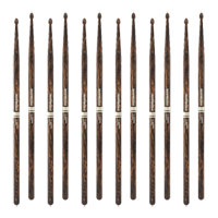 6 x Pairs ProMark Rebound 7A FireGrain Hickory Drumstick, Acorn Wood Tip