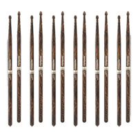 6 x Pairs - ProMark Rebound 5B FireGrain Hickory Drumstick, Acorn Wood Tip