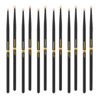 6 x Pairs ProMark - Rebound 5A ActiveGrip Hickory Drumstick, Acorn Wood Tip