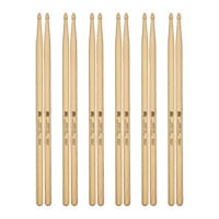 6 x Pairs Meinl - Heavy 5A - American Hickory Drumsticks - SB108