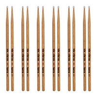6 x Pairs Vic Firth VF-5BTN Drumsticks