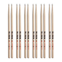 6 x Pairs - Vic Firth VF-5BN Drumsticks
