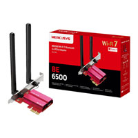 Refurbished Mercusys MA37BE BE6500 Wi-Fi 7 PCIe Network Adapter Add-In Card