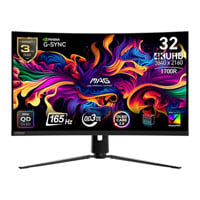 Open Box MSI MAG 321CUP QD-OLED 32" UHD 4K 165Hz G-Sync Compatible Curved HDR400 Gaming Monitor