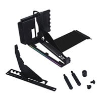Refurbished 200mm Lian Li 4-slot Vertical GPU Kit v4 with ARGB PCIe 5.0 Riser Black