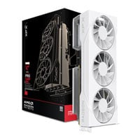 XFX Swift AMD Radeon RX 9070GRE White Triple Fan Gaming 12GB Graphics Card