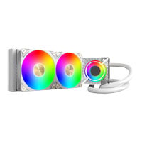 Montech CyberFlow ARGB 240 White All in One Liquid CPU Cooler Montech CyberFlow ARGB 240 White All in One Liquid CPU Cooler