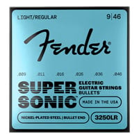 Fender SuperSonic™ Bullets® 3250LR Guitar Strings, Nickel-Plated Steel, Bullet End, Gauges .009-.046 Fender SuperSonic™ Bullets® 3250LR Guitar Strings, Nickel-Plated Steel, Bullet End, Gauges .009-.046