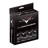 Fender Custom Shop Deluxe Guitar Care System, 4 Pack, Black Fender Custom Shop Deluxe Guitar Care System, 4 Pack, Black