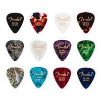 Fender Celluloid Medley Picks, 351 Shape, Extra Heavy - 12 Pack Fender Celluloid Medley Picks, 351 Shape, Extra Heavy - 12 Pack