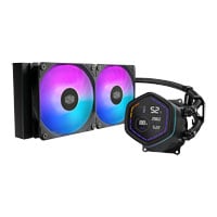 Cooler Master MasterLiquid Core Nex Digital 240 Black ARGB All in One Liquid CPU Cooler