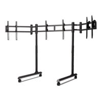 Next Level Racing Round Tube Freestanding Triple Monitor Stand