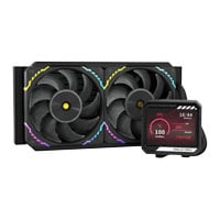 Valkyrie V240 ARGB LCD Black 240mm All in One Liquid CPU Cooler Valkyrie V240 ARGB LCD Black 240mm All in One Liquid CPU Cooler
