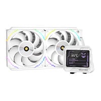 Valkyrie V240 ARGB LCD White 240mm All in One Liquid CPU Cooler Valkyrie V240 ARGB LCD White 240mm All in One Liquid CPU Cooler