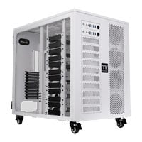 Thermaltake AX1000 TG Snow White Tempered Glass Super Tower Dual System PC Case