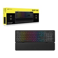 CORSAIR SKIFF 100 Wired Black UK Full Size RGB Membrane Gaming Keyboard CORSAIR SKIFF 100 Wired Black UK Full Size RGB Membrane Gaming Keyboard