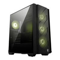 MSI MAG Forge 330R Airflow Black ARGB Mid Tower Tempered Glass PC Case