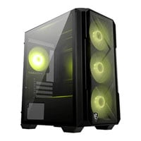 MSI MAG FORGE M120R AIRFLOW Black Tempered Glass MicroATX Tower PC Case MSI MAG FORGE M120R AIRFLOW Black Tempered Glass MicroATX Tower PC Case
