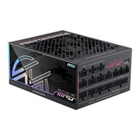 MSI MPG AI1300TS PCIE5 1300W Fully Modular 80+ Titanium ATX 3.1 Black Power Supply