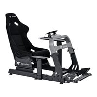 Thermaltake GR350 Racing Simulator Cockpit Black with Reclining Seat Thermaltake GR350 Racing Simulator Cockpit Black with Reclining Seat