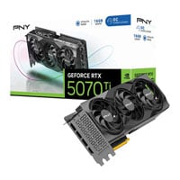 Refurbished PNY NVIDIA GeForce RTX 5070 Ti 16GB OC Triple Fan Blackwell Graphics Card