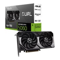 ASUS NVIDIA GeForce RTX 5060 DUAL OC Advanced 8GB Blackwell Graphics Card ASUS NVIDIA GeForce RTX 5060 DUAL OC Advanced 8GB Blackwell Graphics Card