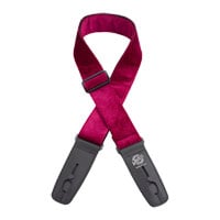 Lock-It Crushed Velvet Red Guitar Strap Lock-It Crushed Velvet Red Guitar Strap