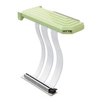Open Box HYTE PCIe 5.0 Hyper Riser (x16) GPU Riser Cable 200mm Matcha Milk
