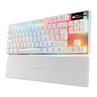 Steelseries Apex Pro TKL Wireless Gen 3 White UK Tenkeyless OmniPoint 3.0 Switch RGB Gaming Keyboard