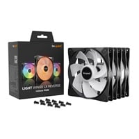 be quiet! Light Wings LX 140mm Black Reverse Blade ARGB PWM Triple Fan Pack be quiet! Light Wings LX 140mm Black Reverse Blade ARGB PWM Triple Fan Pack