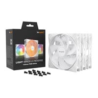 be quiet! Light Wings LX 140mm White Reverse Blade ARGB PWM Triple Fan Pack be quiet! Light Wings LX 140mm White Reverse Blade ARGB PWM Triple Fan Pack