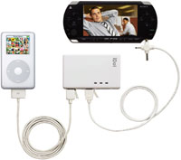 iDOL Portable Power Provider White for iPod, PSP, NDS, PDA, MP3, Dig' Cameras Mobile Phone