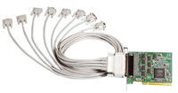 Brainboxes Universal PCI 8 Port RS232 with 8 x 9 Pin Cable (UC-279)