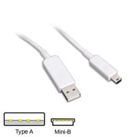 Creative Labs White Type A to Mini-B USB 2.0 Cable