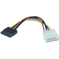 Scan 20cm Molex to SATA Power Converter