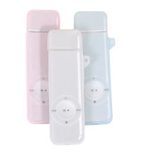 Philex Ipod Protective Skins x3 (White/Blue/Pink), for iPod Shuffle.