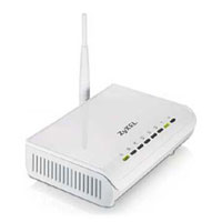 Wireless Cable Router with Built-in PowerLine HomePlug ZyXEL NBG318S