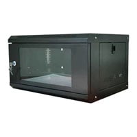 Xclio 6U Wall Mount Rack Cabinet 450mm Deep Black