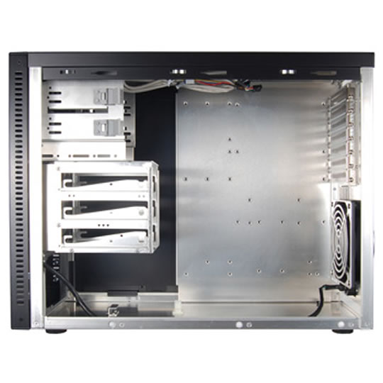 Lian Li PC-A05NB, Black, Aluminium Mini Tower Case, w/o PSU : image 3