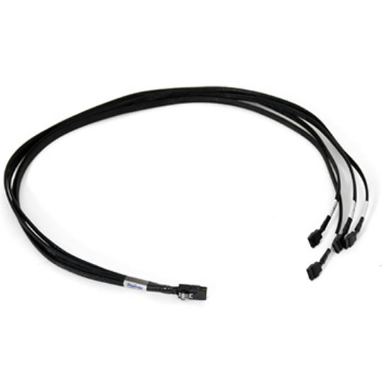 HighPoint 1m Internal Mini-SAS to 4 x SATA Cable : image 1