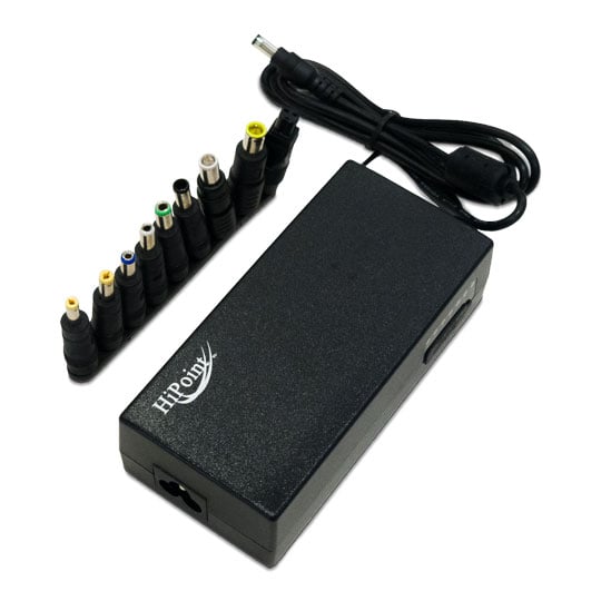 HiPoint 120W Universal Notebook Power Adpater / PSU w/ Interchangeable Connectors