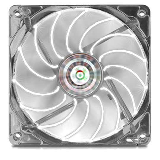120mm Enermax Apollish Silver Case Fan (121.93 m³/h)-Twister Bearing-Glossy Coating-Thermal Control : image 3