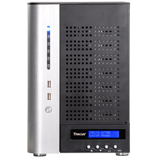 Thecus N7700SAS 7 Bay High Speed Tower, Intel Core 2 Duo, 2GB of DDR2, Dual DOM™ Design, iSCSI : image 2
