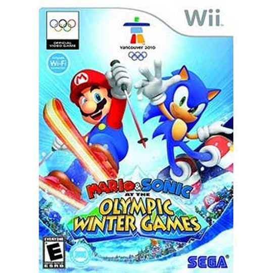 Mario & Sonic at the Olympic Winter Games (SEGA) WII Game collection of Olympic based Winter Games : image 1