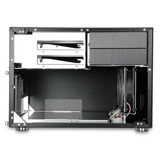 Lian Li PC-V351B, Black Aluminum Cube Mini ITX Case w/o PSU : image 2