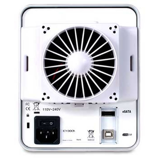 Icy Dock MB561US-4S-1 4xBay 3.5" SATA to eSATA (Port Multiplier) USB Aluminum HDD Enclo. for Mac/PC : image 2