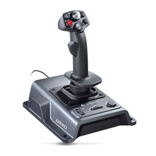 Logitech Flight System G940, Force Feedback Joystick+Dual Throttle+Pedals : image 2