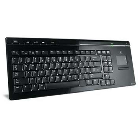Logitech MediaBoard Pro Wireless Keyboard / Touchpad Mouse Bluetooth for PC HTPC PS4/PS3 : image 1