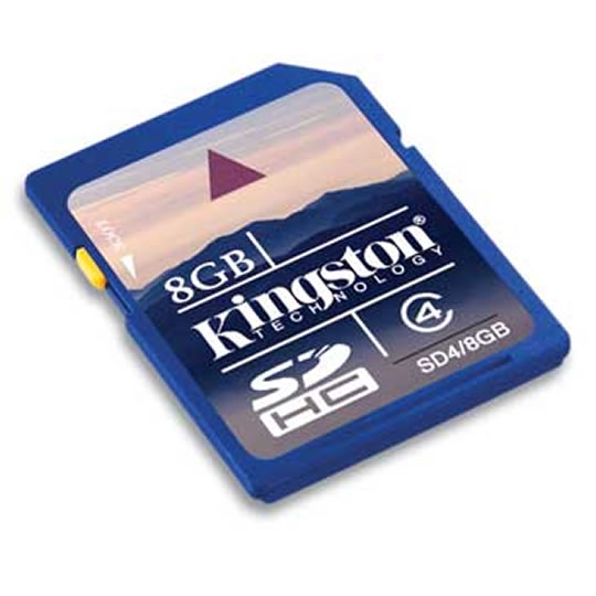 Kingston 8GB SD Memory Card : image 1