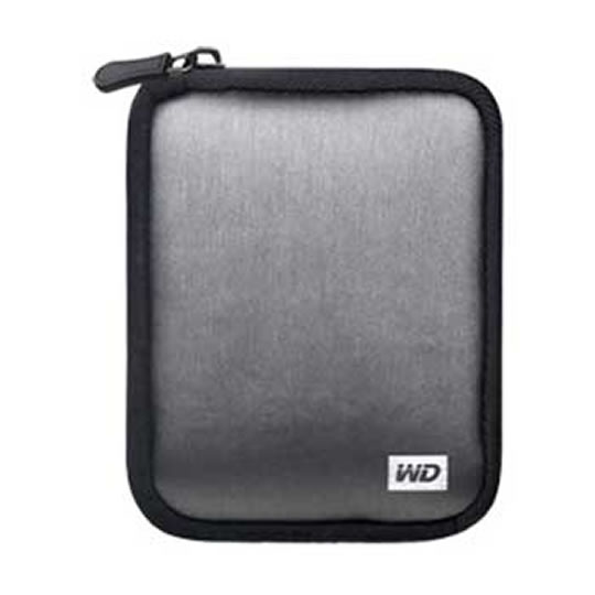 Western Digital  My Passport Neoprene Carrying Case WDBABK0000NSL-WASN, Silver : image 1